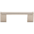 Top Knobs Princetonian 3-3/4 Inch Center to Center Handle Cabinet Pull from the Bar Pulls Collection Brushed Satin Nickel