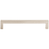 Top Knobs Square 6-5/16 Inch Center to Center Handle Cabinet Pull from the Asbury Collection Brushed Satin Nickel