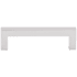 Top Knobs Square 3-3/4 Inch Center to Center Handle Cabinet Pull from the Nouveau III Collection Polished Chrome