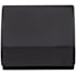 Top Knobs Square 5/8 Inch Center to Center Finger Cabinet Pull from the Nouveau III Collection Flat Black