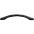 Top Knobs Crest 5-1/16 Inch Center to Center Arch Cabinet Pull from the Nouveau III Collection Flat Black