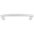 Top Knobs Tinley 5-1/16 Inch Center to Center Handle Cabinet Pull from the Nouveau III Collection Polished Chrome