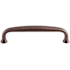 Top Knobs Charlotte 4 Inch Center to Center Handle Cabinet Pull from the Dakota Collection Oil Rubbed Bronze