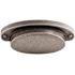 Top Knobs Cup 2-9/16 Inch Center to Center Cup Cabinet Pull from the Dakota Collection Pewter Antique