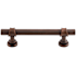 Top Knobs Bit 3-3/4 Inch Center to Center Bar Cabinet Pull from the Dakota Collection Patina Rouge