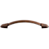Top Knobs Buckle 5-1/16 Inch Center to Center Handle Cabinet Pull from the Dakota Collection Patina Rouge