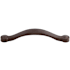 Top Knobs Saddle 5-1/16 Inch Center to Center Handle Cabinet Pull from the Dakota Collection Oil Rubbed Bronze