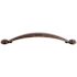 Top Knobs Angle 5-1/16 Inch Center to Center Handle Cabinet Pull from the Dakota Collection Patina Rouge