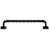 Top Knobs Twist 30 Inch Center to Center Appliance Pull from the Appliance Collection Patina Black