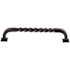 Top Knobs Twist 7 Inch Center to Center Appliance Pull from the Appliance Collection Patina Black