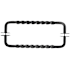 Top Knobs Normandy Collection 12 Inch Center to Center Back to Back Twist Door Pull - Pair Pewter