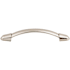 Top Knobs Buckle 5-1/16 Inch Center to Center Handle Cabinet Pull from the Asbury Collection Polished Nickel