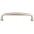 Top Knobs Charlotte 4 Inch Center to Center Handle Cabinet Pull from the Asbury Collection Brushed Satin Nickel