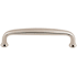 Top Knobs Charlotte 4 Inch Center to Center Handle Cabinet Pull from the Asbury Collection Polished Nickel