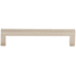 Top Knobs Square 5-1/16 Inch Center to Center Handle Cabinet Pull from the Asbury Collection Polished Nickel
