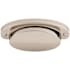 Top Knobs Dakota Cup 2-9/16 Inch Center to Center Cup Cabinet Pull from the Asbury Collection Polished Nickel