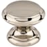 Top Knobs Flat 1-3/8 Inch Mushroom Cabinet Knob from the Asbury Collection Polished Nickel