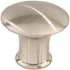 Top Knobs Lund 1-1/4 Inch Mushroom Cabinet Knob from the Asbury Collection Brushed Satin Nickel