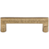 Top Knobs Flat 4 Inch Center to Center Handle Cabinet Pull from the Aspen Collection Light Bronze