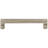 Top Knobs Flat 6 Inch Center to Center Handle Cabinet Pull from the Aspen Collection Silicon Bronze Light