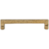Top Knobs Flat 6 Inch Center to Center Handle Cabinet Pull from the Aspen Collection Light Bronze