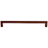 Top Knobs Flat 12 Inch Center to Center Handle Cabinet Pull from the Aspen Collection Mahogany Bronze