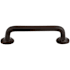 Top Knobs Rounded 4 Inch Center to Center Handle Cabinet Pull from the Aspen Collection Medium Bronze