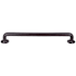 Top Knobs Rounded 18 Inch Center to Center Handle Cabinet Pull from the Aspen Collection Medium Bronze