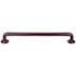 Top Knobs Rounded 18 Inch Center to Center Handle Cabinet Pull from the Aspen Collection Mahogany Bronze