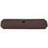 Top Knobs Rectangle 2-1/2 Inch Long Knob Backplate from the Aspen Series Mahogany Bronze