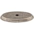 Top Knobs Oval 1-3/4 Inch Knob Backplate from the Aspen Series Silicon Bronze Light
