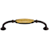 Top Knobs Tuscany 5-1/16 Inch Center to Center Handle Cabinet Pull Dark Antique Brass