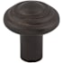 Top Knobs Button 1-1/4 Inch Mushroom Cabinet Knob from the Aspen Collection Medium Bronze