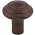 Top Knobs Button 1-1/4 Inch Mushroom Cabinet Knob from the Aspen Collection Mahogany Bronze