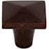 Top Knobs Square 1-1/4 Inch Square Cabinet Knob from the Aspen Collection Mahogany Bronze
