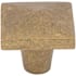 Top Knobs Square 1-1/2 Inch Square Cabinet Knob from the Aspen Collection Light Bronze