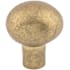 Top Knobs Small 1-3/16 Inch Oval Cabinet Knob from the Aspen Collection Light Bronze