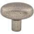 Top Knobs Small 1-9/16 Inch Oval Cabinet Knob from the Aspen Collection Silicon Bronze Light