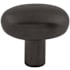 Top Knobs Small 1-9/16 Inch Oval Cabinet Knob from the Aspen Collection Medium Bronze