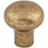 Top Knobs Rounded 7/8 Inch Mushroom Cabinet Knob from the Aspen Collection Light Bronze