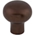 Top Knobs Rounded 7/8 Inch Mushroom Cabinet Knob from the Aspen Collection Mahogany Bronze