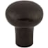 Top Knobs Rounded 1-1/8 Inch Mushroom Cabinet Knob from the Aspen Collection Medium Bronze