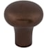 Top Knobs Rounded 1-1/8 Inch Mushroom Cabinet Knob from the Aspen Collection Mahogany Bronze
