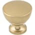 Top Knobs Nouveau III 1-1/4 Inch Mushroom Cabinet Knob Honey Bronze