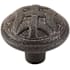 Top Knobs Celtic 1-1/4 Inch Mushroom Cabinet Knob from the Tuscany Collection Rust