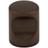 Top Knobs Indent 3/4 Inch Cylindrical Cabinet Knob from the Nouveau II Collection Oil Rubbed Bronze