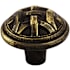 Top Knobs Celtic 1-1/4 Inch Mushroom Cabinet Knob from the Tuscany Collection Dark Antique Brass