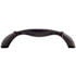 Top Knobs Straight 3-3/4 Inch Center to Center Handle Cabinet Pull from the Edwardian Collection Tuscan Bronze