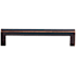Top Knobs Square 5-1/16 Inch Center to Center Handle Cabinet Pull from the Nouveau III Collection Tuscan Bronze