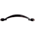 Top Knobs Angle 3-3/4 Inch Center to Center Handle Cabinet Pull from the Dakota Collection Tuscan Bronze